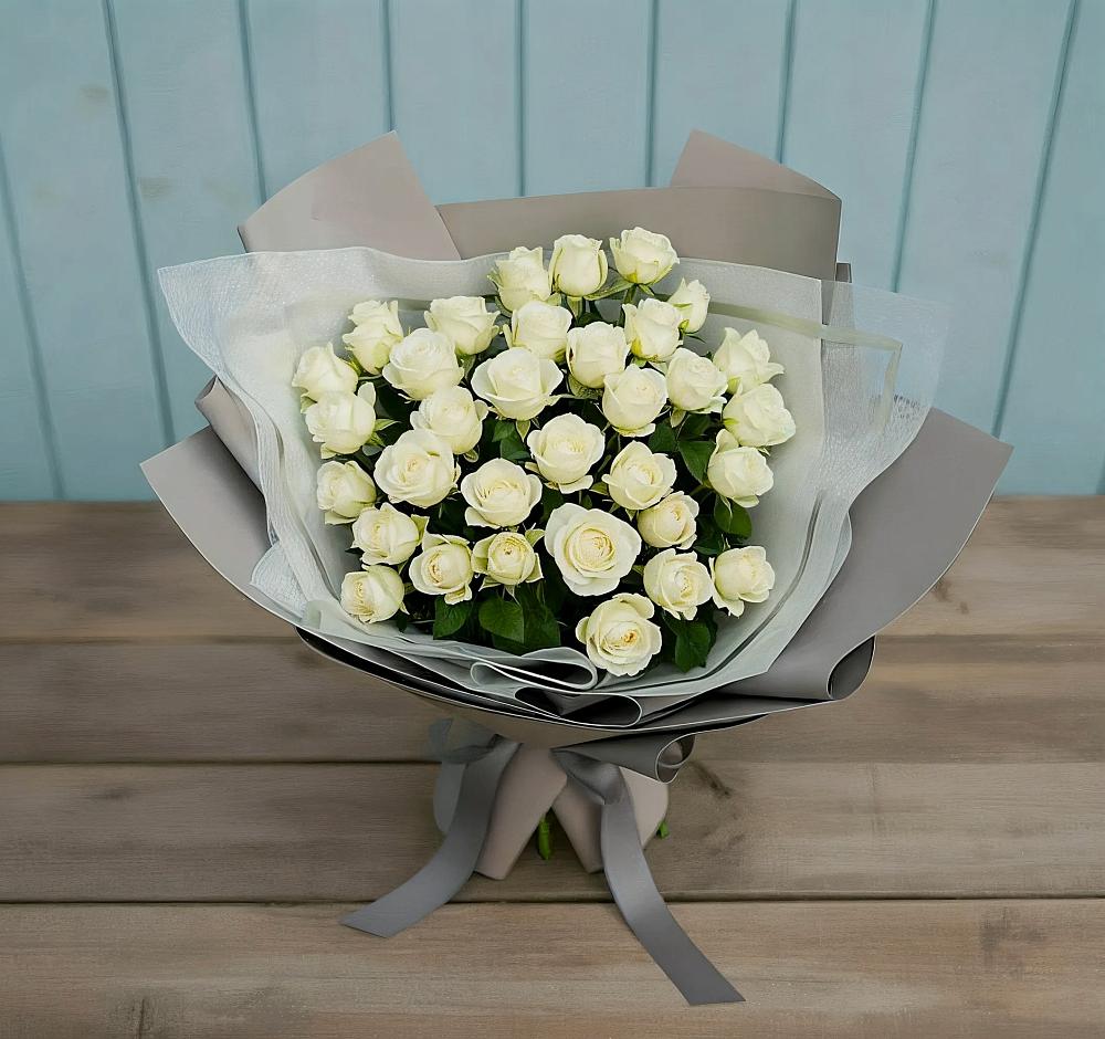 Букет Белоснежная нежность в Новом Городке