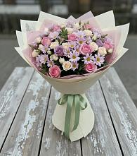 Букет цветов из:  Розы и Хризантемы #REPLACE_PRED# Новом Городке